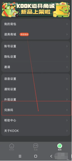 《kook》屏幕共享兑换码介绍，屏幕共享兑换码怎么使用？