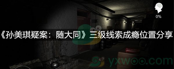 《孙美琪疑案：随大同》三级线索成瘾位置分享