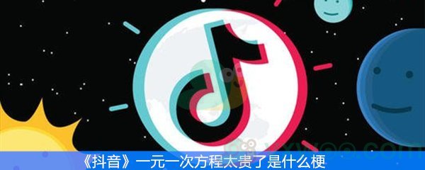 《抖音》一元一次方程太贵了是什么梗