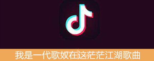 《抖音》我是一代歌奴在这茫茫江湖歌曲介绍