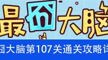 《最囧大脑》第一百零七关通关攻略详解