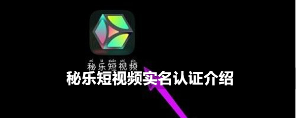 秘乐短视频实名认证介绍