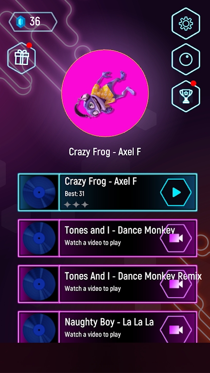 疯狂青蛙跳瓦片Crazy Frog Tiles Hop安卓版最新版截图1