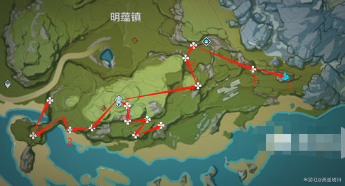 《原神》琉璃袋采集路线介绍