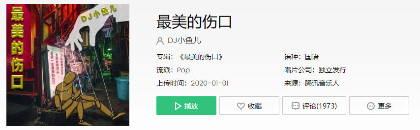 《抖音》等到我转过头发现你已远走歌曲介绍