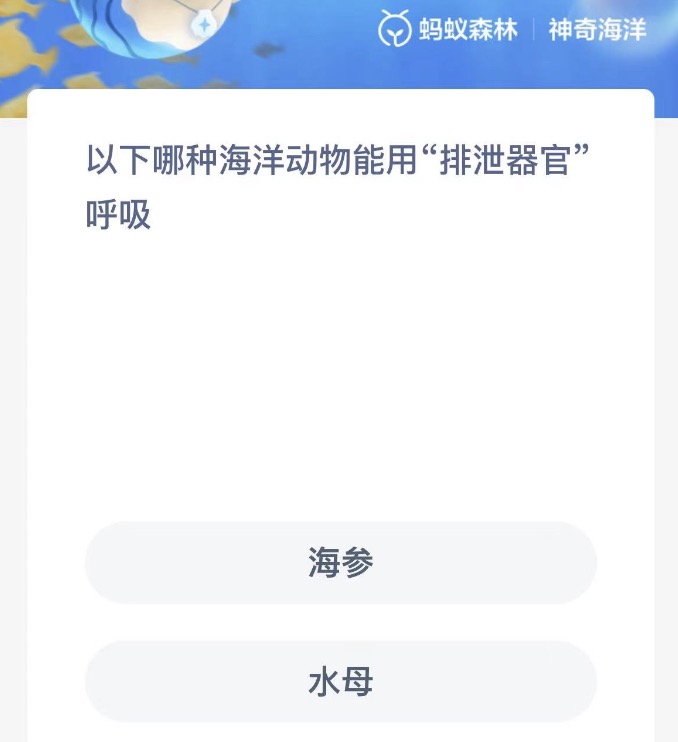 《支付宝》神奇海洋1月11日答案分享