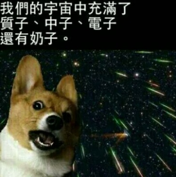 我们的宇宙充满了质子，中子，电子，还有奶子是什么意思