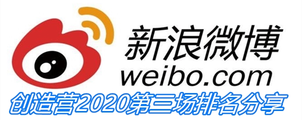 创造营2020第三场排名分享