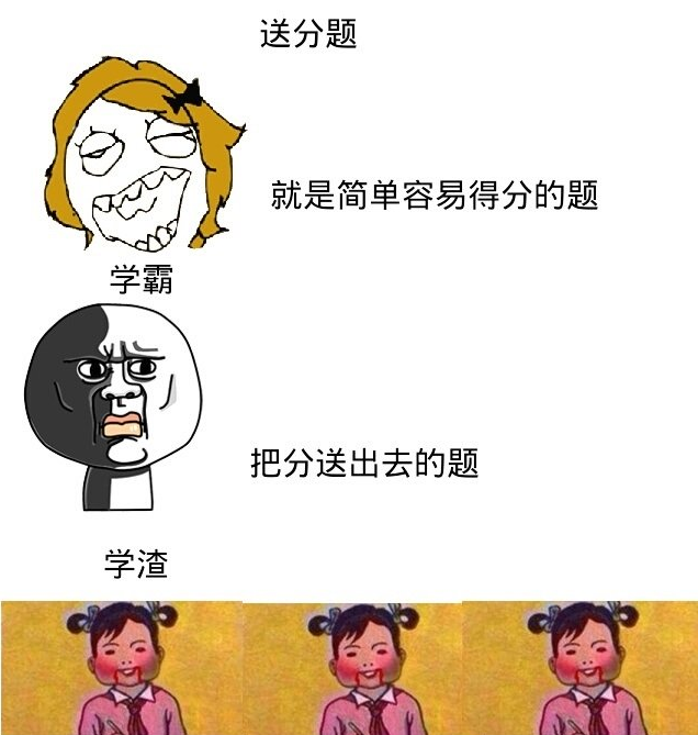 这是一道送分题是什么意思