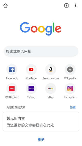 Chrome安卓版截图1