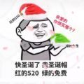 卖圣诞帽 红的520绿的免费表情包图片安卓版