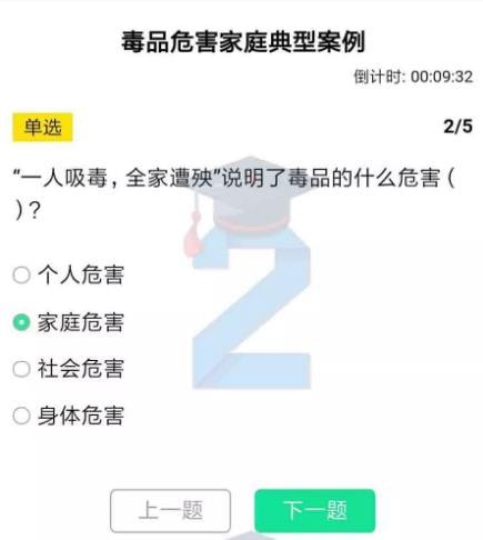 《青骄第二课堂》六年级毒品危害家庭典型案例答案