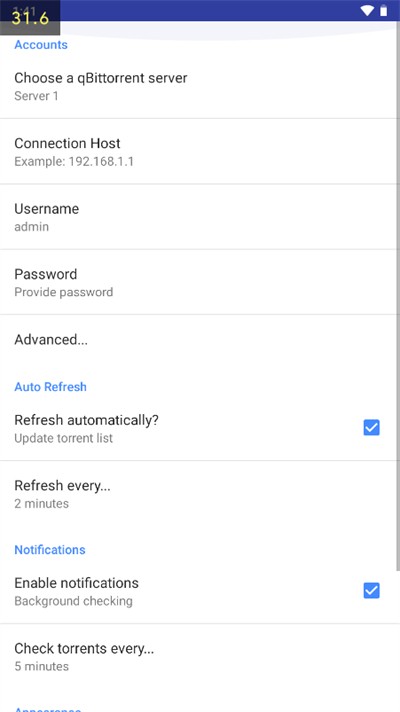 Qbittorrent好用的手机bt器入口安卓版截图2