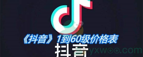 《抖音》1到60级价格表