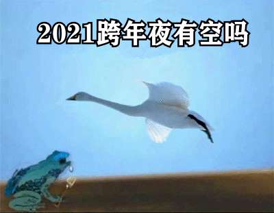 2021跨年夜有空吗表情包分享