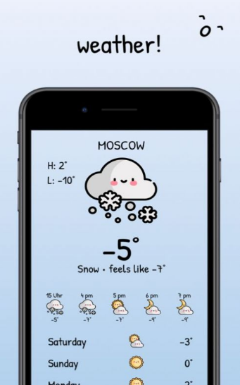 Cute Weather桌面小组件安卓版截图1