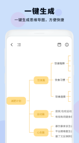 思维导图大纲实用、优秀的思维导图制作软件安卓版截图2