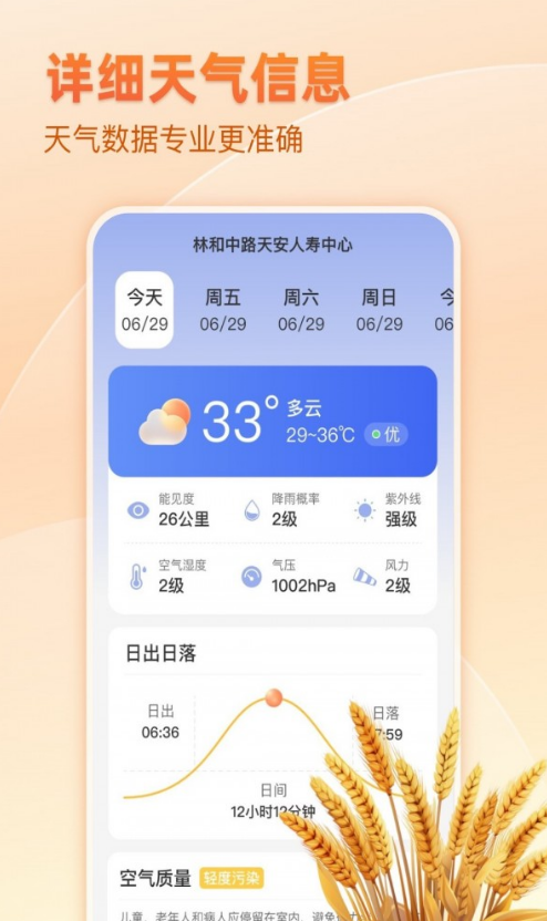 麦穗天气截图1