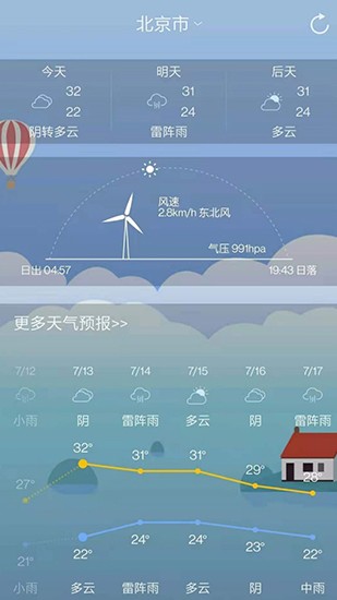 正点天气预报截图3