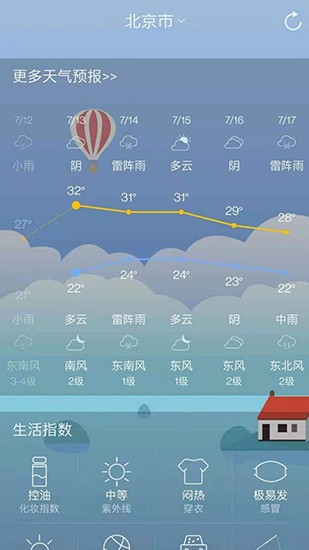 正点天气预报截图1