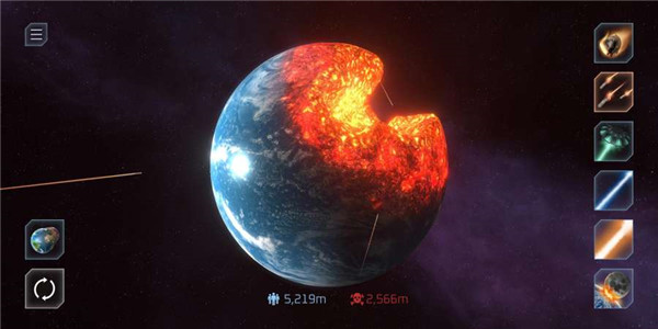 星球毁灭模拟器最新版17种毁灭截图1