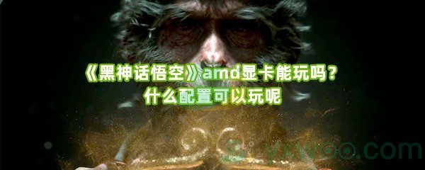 《黑神话悟空》amd显卡能玩吗？什么配置可以玩呢