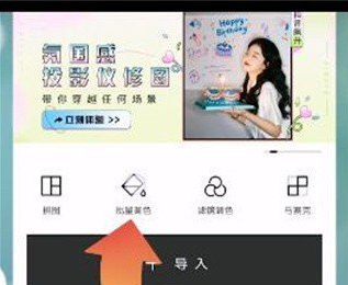 《醒图》怎么批量调色