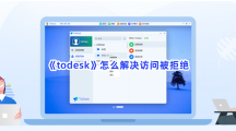 《todesk》怎么解决访问被拒绝