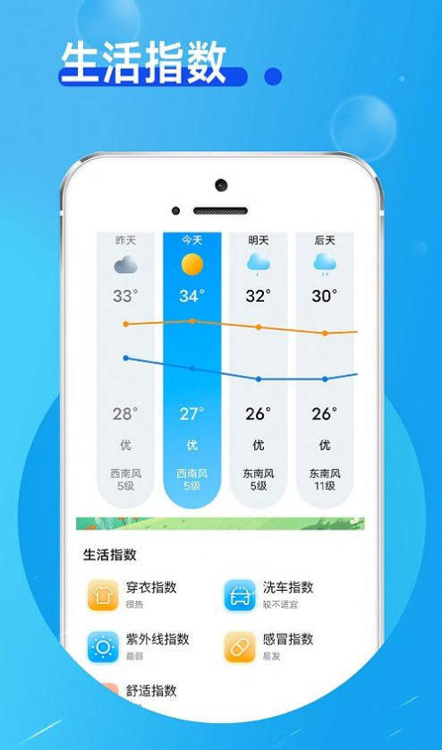 春秋天气一键智能天气查询安卓版截图2