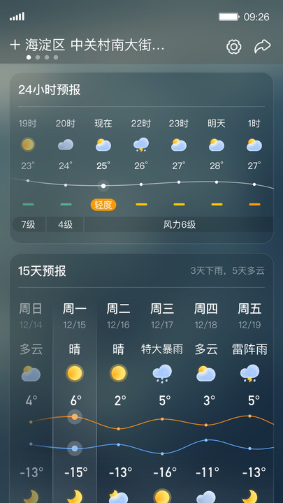 呱呱天气无广告版截图4