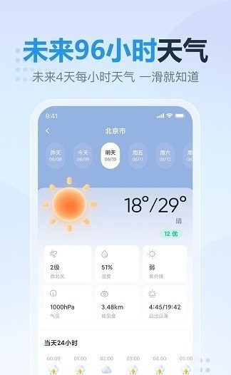 云云天气精准预报安卓版截图2